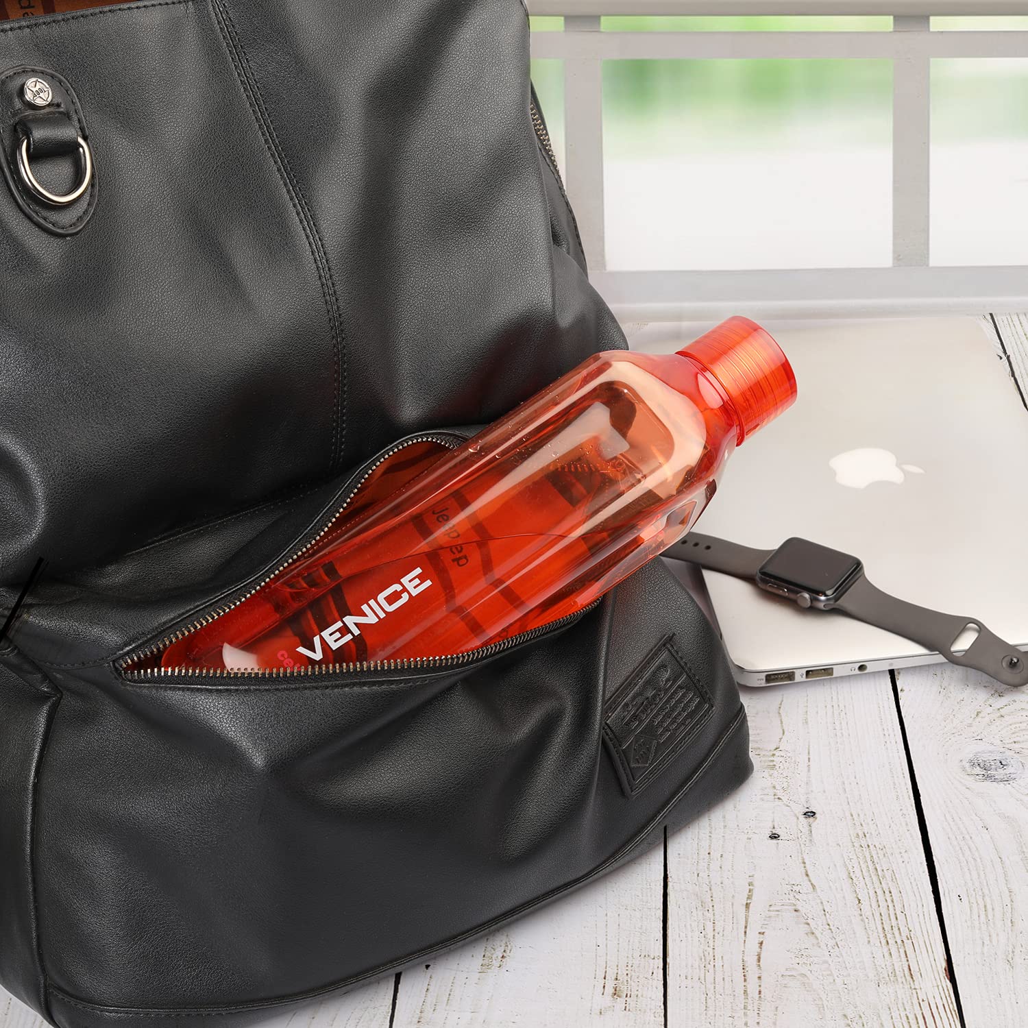 Cello Venice Water Bottles Set of 5, 1000ml Each | Unbreakable, BPA-Free, Food Grade Bottle 